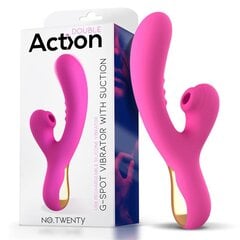 Action No. Twenty G-Spot Vibe With Clitoris Sucker Usb Silicone cena un informācija | Action Mājai un remontam | 220.lv