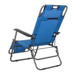 Krēsls Springos Garden GC0004, zils cena un informācija | Sauļošanās krēsli | 220.lv