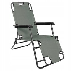 Krēsls Springos Garden GC0030, pelēks cena un informācija | Sauļošanās krēsli | 220.lv