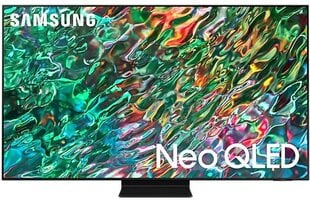 Samsung QN90B, Neo QLED 4K, 55'', central stand, graphite - TV cena un informācija | Televizori | 220.lv