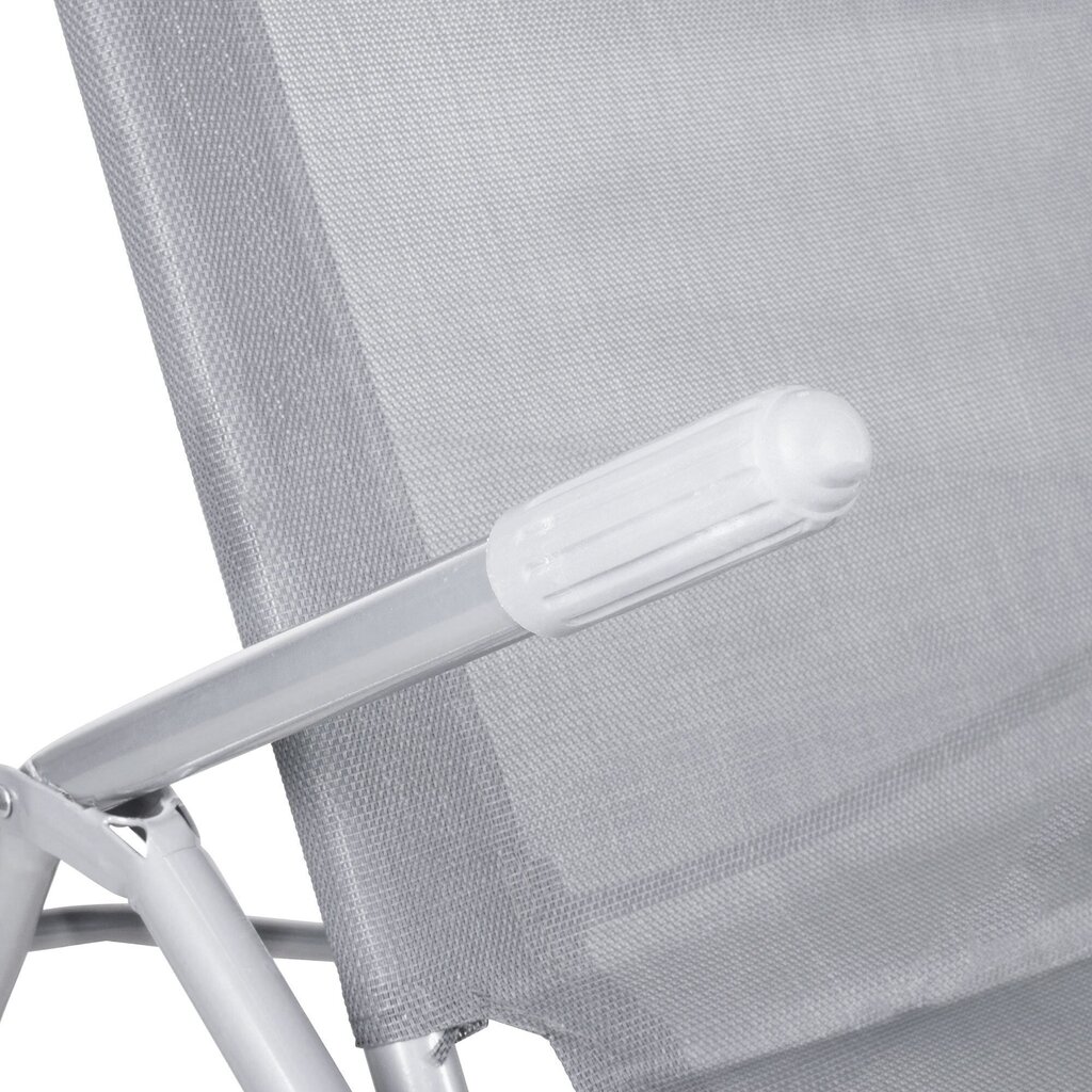 Krēsls Springos GC0015, pelēks цена и информация | Sauļošanās krēsli | 220.lv