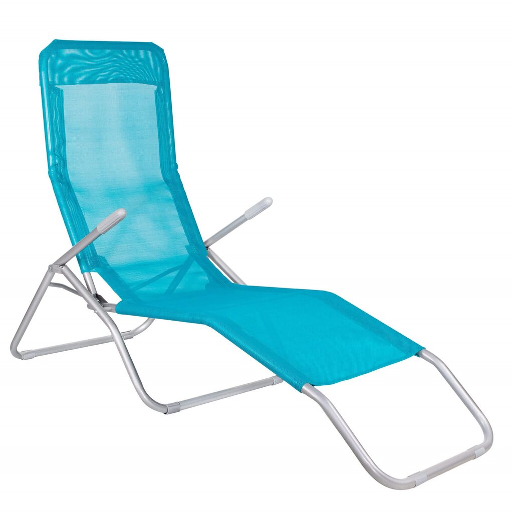 Krēsls Springos Garden GC0046, zils cena un informācija | Sauļošanās krēsli | 220.lv