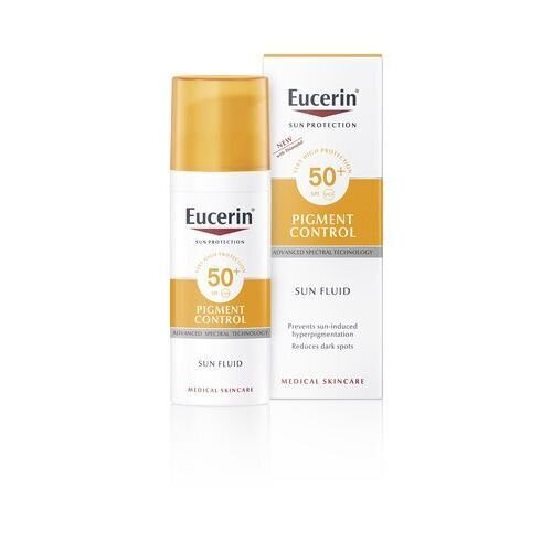 Sejas losjona emulsijas pigmenta kontrole SPF 50+ (Pigment Control Sun Fluid) 50 ml cena un informācija | Sauļošanās krēmi | 220.lv