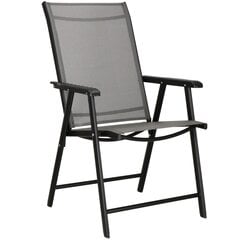 Садовый стул Springos GC0022, черный цена и информация | скамейка со столиком | 220.lv