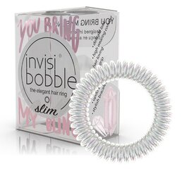 Invisibobble Invisibobble Slim ( 3 pcs ) - Thin spiral hair band Sparks Flying You Bring my Bling cena un informācija | Matu aksesuāri | 220.lv