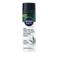 Nivea Men Sensitive Pro Ultra-Calming Shaving Foam - Zklidňující pěna na holení 200ml цена и информация | Косметика и средства для бритья | 220.lv