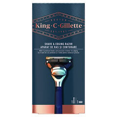 Gillette King Shave & Edging Razor - Holicí strojek + 1 náhradní hlavice цена и информация | Косметика и средства для бритья | 220.lv