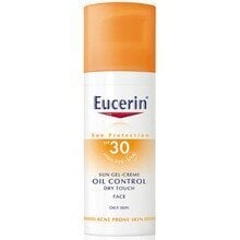 Sauļošanas kosmētika Eucerin Protective Cream Gel lotion for face Oil Control SPF 30 50 ml cena un informācija | Sauļošanās krēmi | 220.lv