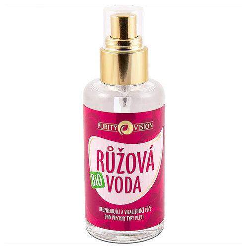 Krēms kaklam un dekoltē Purity Vision Organic rose water 100 ml cena un informācija | Sejas krēmi | 220.lv