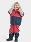 Didriksons bērnu gumijas komplekts WATERMAN, tumši rozā raibs цена и информация | Lietus apģērbs bērniem | 220.lv