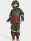 Didriksons bērnu gumijas komplekts WATERMAN, tumši zaļi raibs cena un informācija | Lietus apģērbs bērniem | 220.lv