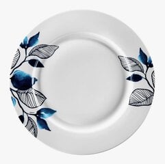 Ambition Blue Flower šķīvis, 27 cm cena un informācija | Trauki, šķīvji, pusdienu servīzes | 220.lv