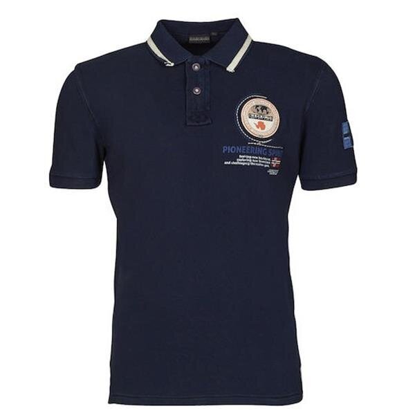 T-krekls Napapijri Gandy 3 Blu Marine np0a4g2j176 cena un informācija | Vīriešu T-krekli | 220.lv