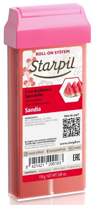 Epilācijas līdzeklis Starpil Body wax epilation 110 g цена и информация | Depilācijas līdzekļi, vaksācijas piederumi | 220.lv