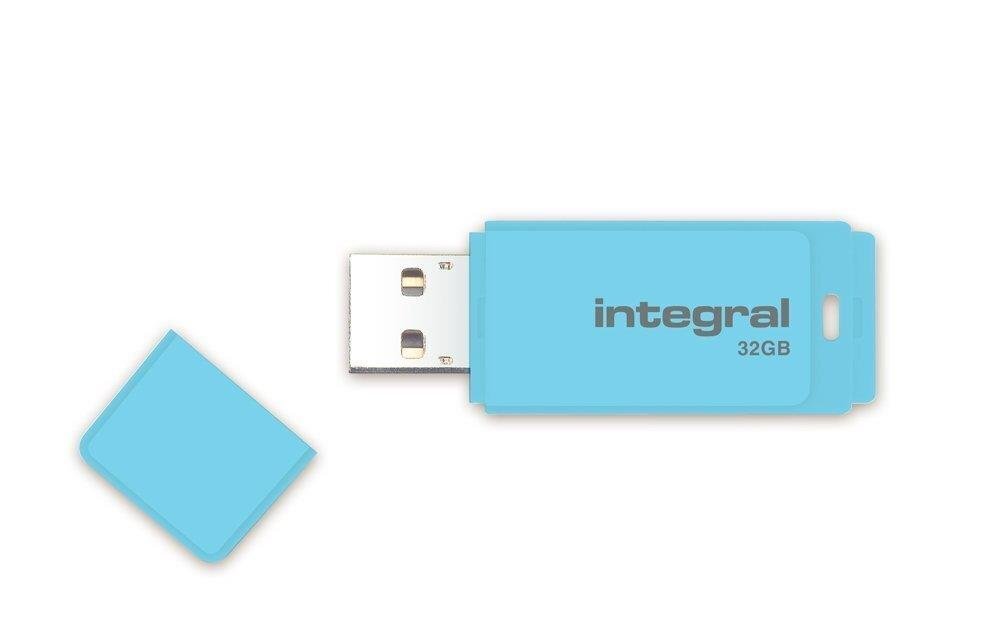 Integral Pastel 32GB USB 2.0 Blue Sky цена и информация | USB Atmiņas kartes | 220.lv