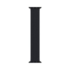 Плетёный Монобраслет — Черный 38/40/41мм, Small (S) цена и информация | Аксессуары для смарт-часов и браслетов | 220.lv