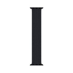 Плетёный Монобраслет — Черный 42/44/45mm, X Small (XS) цена и информация | Аксессуары для смарт-часов и браслетов | 220.lv