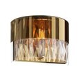 Sienas lampa Maytoni Modern kolekcija zelta krāsā ar stikla detaļām 1xE14 MOD313WL-01G