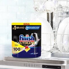 Finish таблетки для посудомоечных машин Ultimate all in one, 100 шт. цена и информация | Средства для мытья посуды | 220.lv