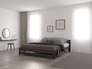 Кровать Karolina 160x200, графит мокрый цена и информация | Кровати | 220.lv