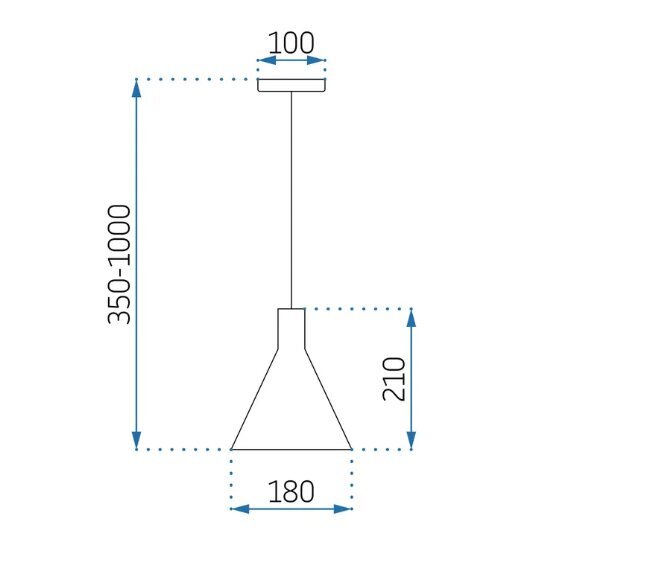 Betona piekaramā lampa APP994-1CP цена и информация | Piekaramās lampas | 220.lv