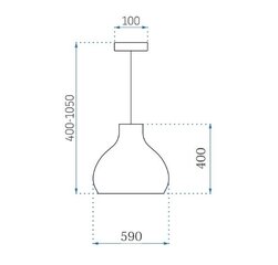 Dabīgs griestu gaismeklis APP985-1CP цена и информация | Люстры | 220.lv