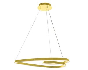 Loop LED piekaramā griestu lampa APP797-cp Zelta + tālvadības pults цена и информация | Люстры | 220.lv