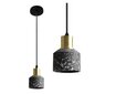 Betona piekaramā griestu lampa Lastri Black APP930-1CP цена и информация | Piekaramās lampas | 220.lv