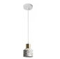 Betona piekaramā griestu lampa Lastri White APP931-1CP цена и информация | Piekaramās lampas | 220.lv