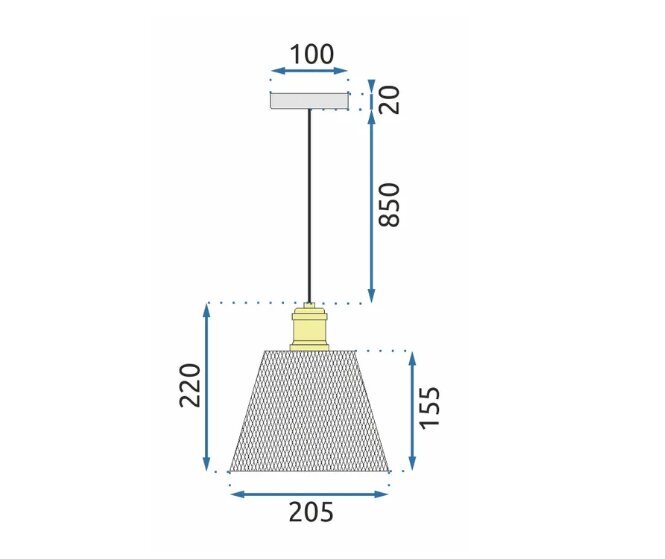 Griestu lampa APP946-1CP Komplekts hroms cena un informācija | Piekaramās lampas | 220.lv