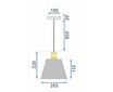 Griestu lampa APP944-1CP Komplekts melns cena un informācija | Lustras | 220.lv