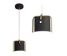 Griestu lampa APP934-1CP Elegent Black