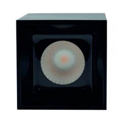 Светодиодный потолочный светильник 15Вт, 3000К, черный цена и информация | Потолочные светильники | 220.lv