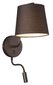 MaxLight LED sienas lampa Chicago melnss cena un informācija | Sienas lampas | 220.lv