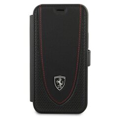 FEOGOFLBKP12SBK Ferrari Off Track Perforated Leather Case for iPhone 12 mini 5.4 Black cena un informācija | Telefonu vāciņi, maciņi | 220.lv