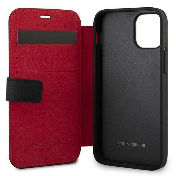 FEOGOFLBKP12SBK Ferrari Off Track Perforated Leather Case for iPhone 12 mini 5.4 Black цена и информация | Telefonu vāciņi, maciņi | 220.lv