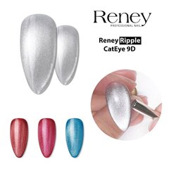 Reney Ripple Cat Eye 9D Cat Eye hibrīda laka Nr. 01 10ml cena un informācija | Nagu lakas, stiprinātāji | 220.lv