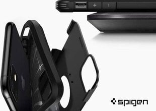 Spigen case Tough Armor for iPhone 11 black цена и информация | Чехлы для телефонов | 220.lv