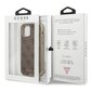 Guess vāciņš paredzēts iPhone 12 / 12 Pro 6,1&quot; GUHCP12MGF4GBR brown hard case 4G Charms Collection цена и информация | Telefonu vāciņi, maciņi | 220.lv