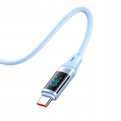 Телефонный кабель Mcdodo, DIGITAL PRO, USB-C, USB, TYPE C, 5A, 66W, 1,2м синий цена и информация | Кабели для телефонов | 220.lv