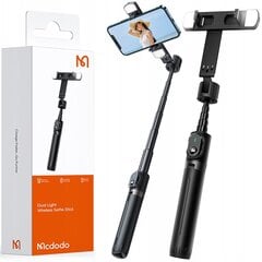 Mcdodo Double Shot selfie stick tripod bluetooth tripod black цена и информация | Аксессуары для телефонов | 220.lv