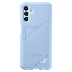 Samsung maciņš ar kartes turētāju, paredzēts Samsung Galaxy A13 5G (EF-OA136TLEGWW), Zils cena un informācija | Telefonu vāciņi, maciņi | 220.lv