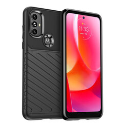 Thunder Case flexible armored cover, paredzēts Motorola Moto G Power 2022, melns cena un informācija | Telefonu vāciņi, maciņi | 220.lv