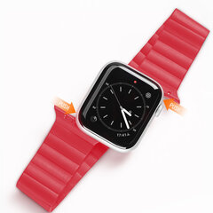 Браслет Dux Ducis для Apple Watch 7/6/5/4/3/2 / SE (45/44/42 мм), розовый цена и информация | Аксессуары для смарт-часов и браслетов | 220.lv
