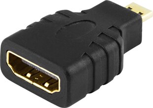 Адаптер Deltaco HDMI-24 - Micro HDMI T цена и информация | Адаптеры и USB разветвители | 220.lv