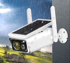 Беспроводная уличная камера с солнечной панелью WiFi FullHD 1080p IP66 цена и информация | Камеры видеонаблюдения | 220.lv