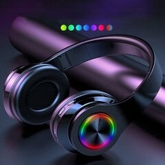 Bezvadu Bluetooth austiņas ar RGB LED apgaismojumu cena un informācija | Austiņas | 220.lv