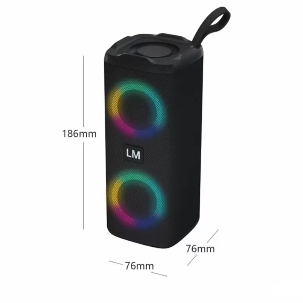 Bezvadu skaļrunis Bluetooth RGB Spīdīgs цена и информация | Skaļruņi | 220.lv