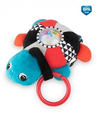 Plīša rotaļlieta Canpol Babies Turtle Sea, 68/070, tirkīza cena un informācija | Rotaļlietas zīdaiņiem | 220.lv