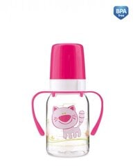 Pudele ar rokturiem Canpol Babies 11/823, 120 ml цена и информация | Бутылочки и аксессуары | 220.lv